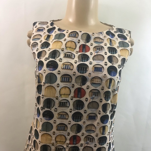 AKRIS PUNTO 🔥sleeveless color block midi dress - Picture 15 of 16